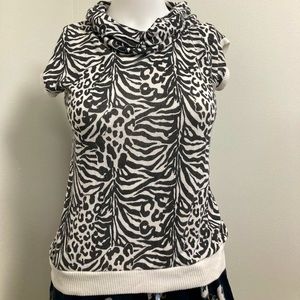 POOF GIRL FOR THE PLANET ZEBRA PRINT SHIRT KIDS